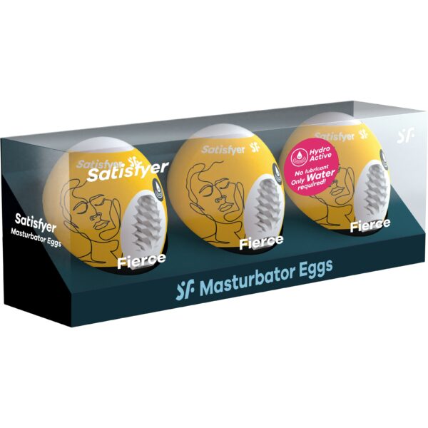 Satisfyer Masturbator Egg Set Fierce 3 st