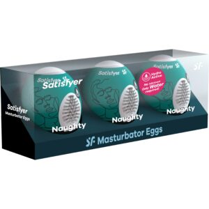 Satisfyer Masturbator Egg Set Naughty 3 st