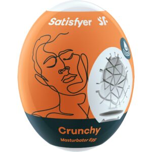 Satisfyer Masturbator Egg Single Crunchy 1 st