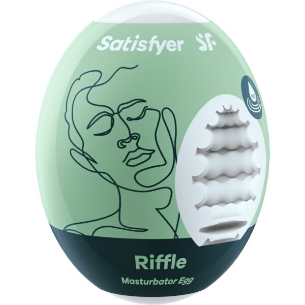 Satisfyer Masturbator Egg Single Riffle 1 st