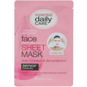 Sencebeauty Face Sheet Mask Deep- Hydration & Skin Protection 23 ml