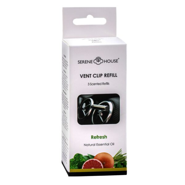 Serene House Car Scent Vent Clip Refill-- Refresh