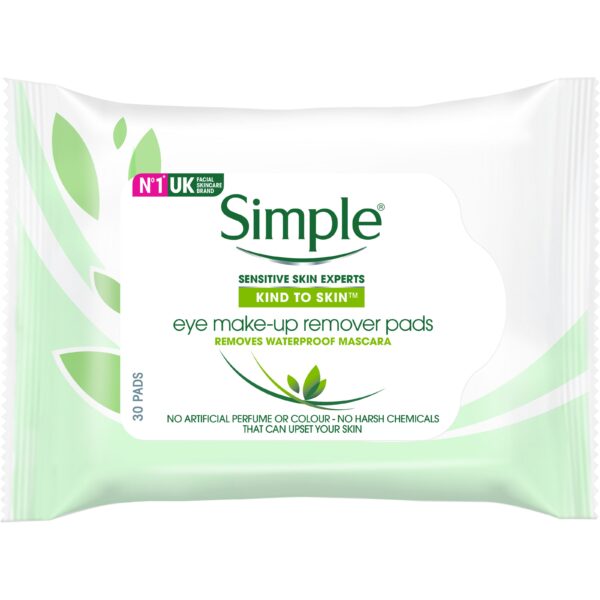 Simple Eye Makeup Remover Pads 30 st