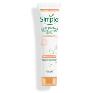 Simple Protect &apos;N&apos; Glow Face Moisturiser Triple Protect  40 ml