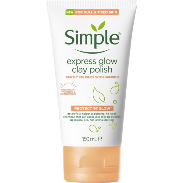 Simple Protect &apos;N&apos; Glow Face Wash Clay  150 ml