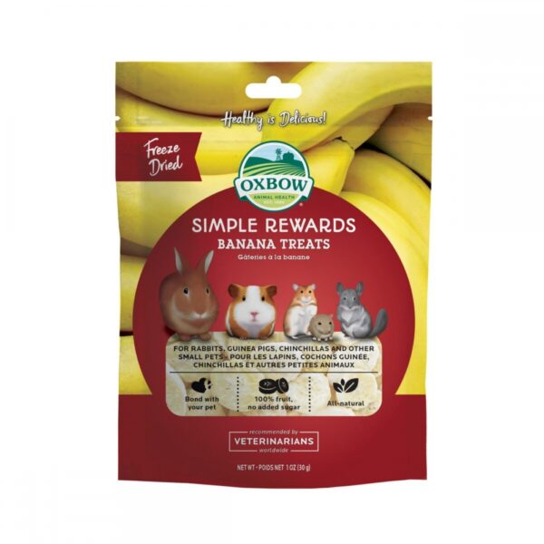 Oxbow Simple Rewards Banana Treats 30 g