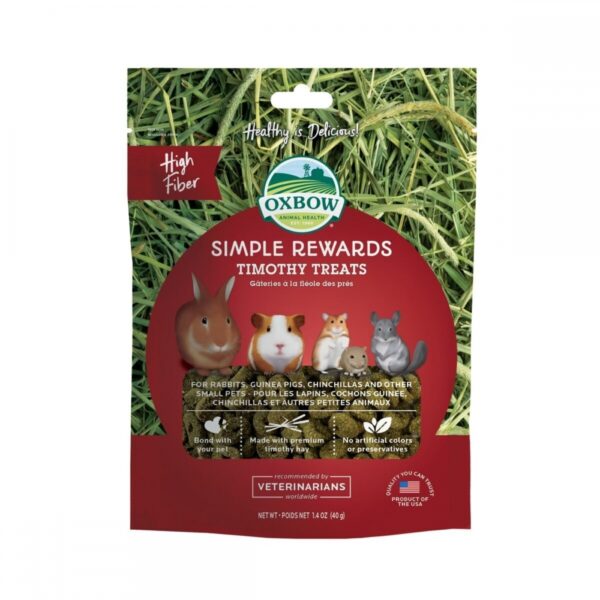 Oxbow Simple Rewards Timothy Treats 40 g