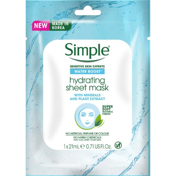 Simple Water Boost Sheet Mask 21 ml