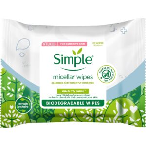 Simple Wipes Kind to Skin Biodegradable