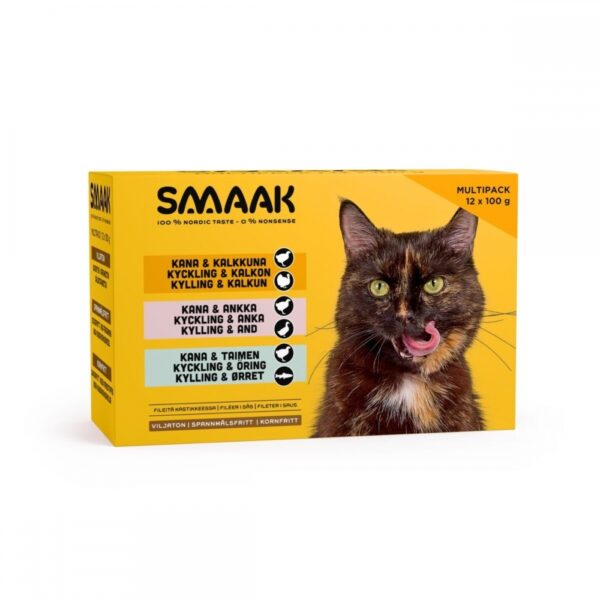 Smaak Cat Adult Multipack 12 x 100 g