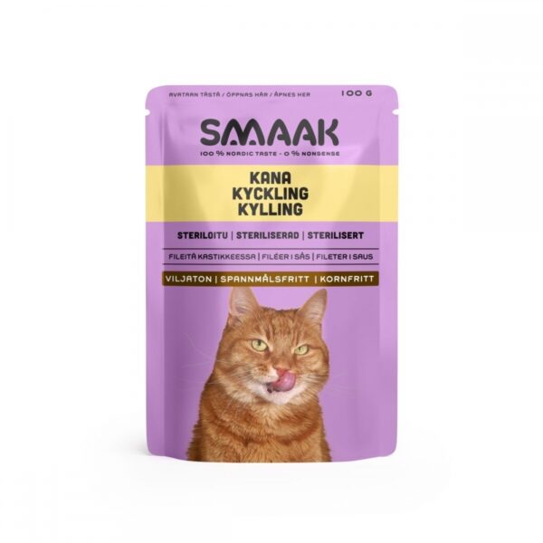 Smaak Cat Adult Sterilized Kylling 100 g