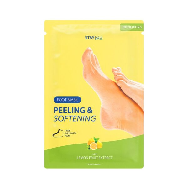 Stay Well Peeling & Softening Foot Mask Lemon