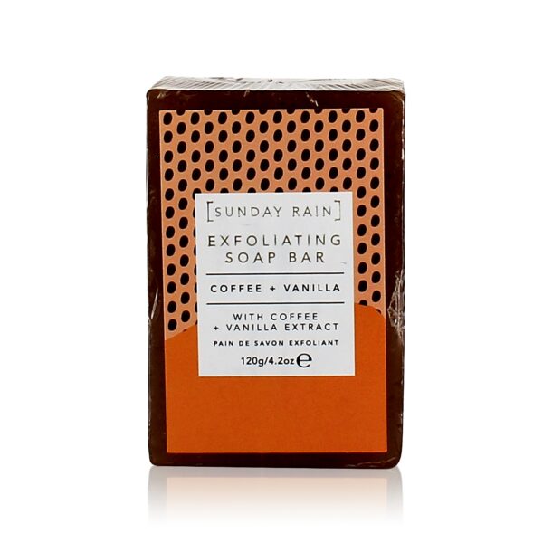 Sunday Rain Exfoliating Bar Soap Coffee & Vanilla 120 g