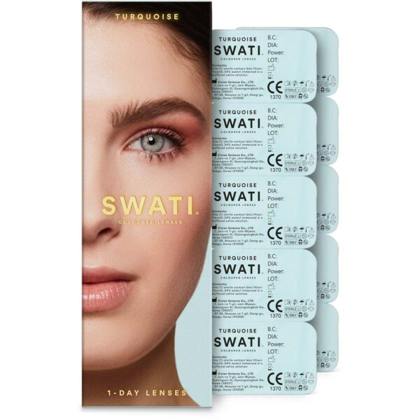 SWATI Cosmetics 1-Day Lenses Turqoise