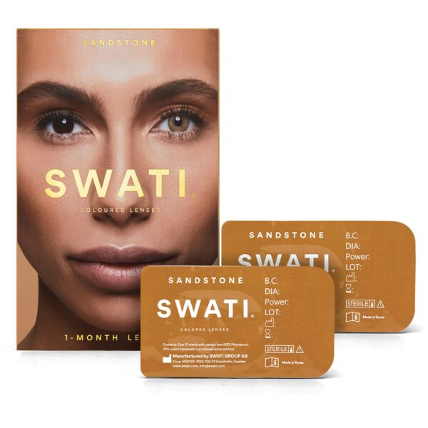 SWATI Cosmetics 1-Month Lenses Sandstone