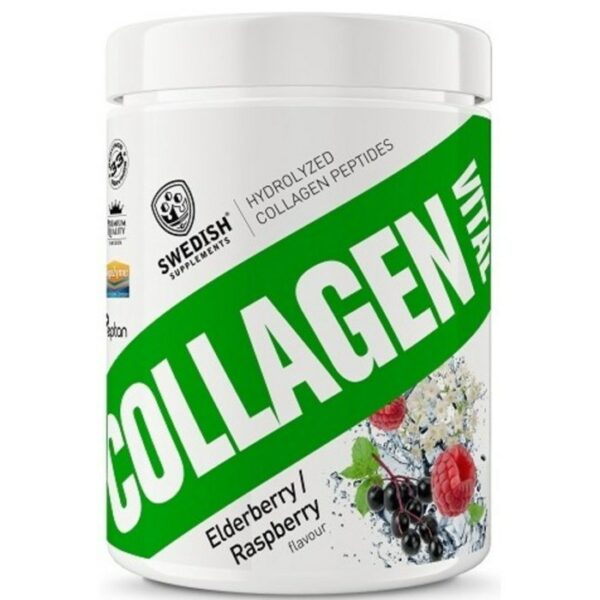 Swedish Supplements Collagen Vital - Elderberry/Raspberry 400 g