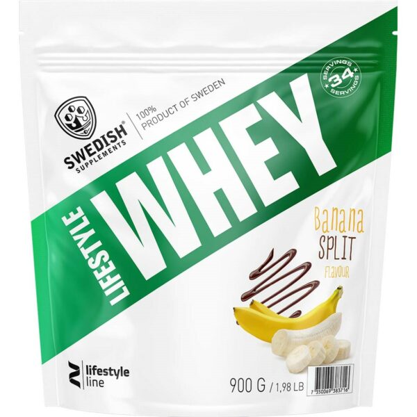 Swedish Supplements Lifestyle Whey  Banana split  900 g