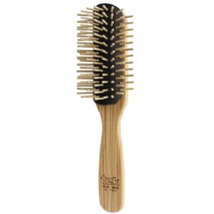 Tek Big Curved Row Brush With Short Wooden Pins