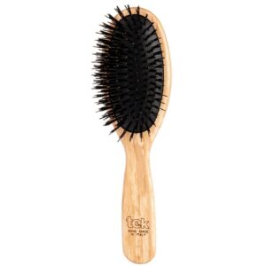 Tek Big Oval Cushion Brush With Eco Friendly Vegan Bristles