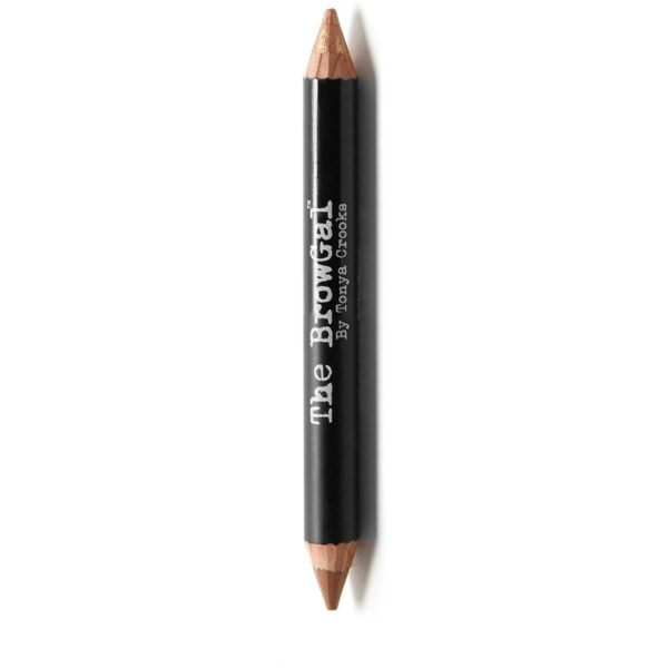 The BrowGal Highlighter Concealer DUO pencil 03 Toffee Bronze