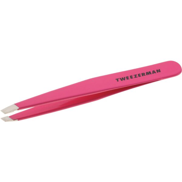 Tweezerman Stainless Steel Slant Pink Tweezer