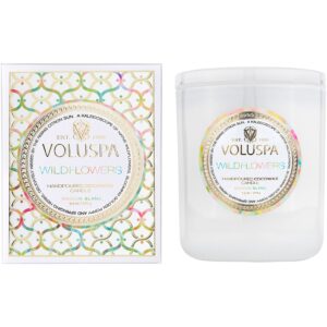 Voluspa Maison Blanc Boxed Candle Wildflowers