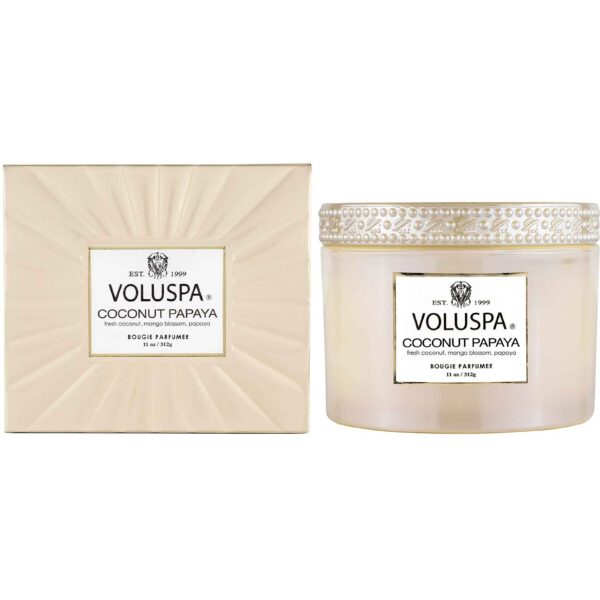 Voluspa Vermeil Boxed Corta Maison Coconut Papaya