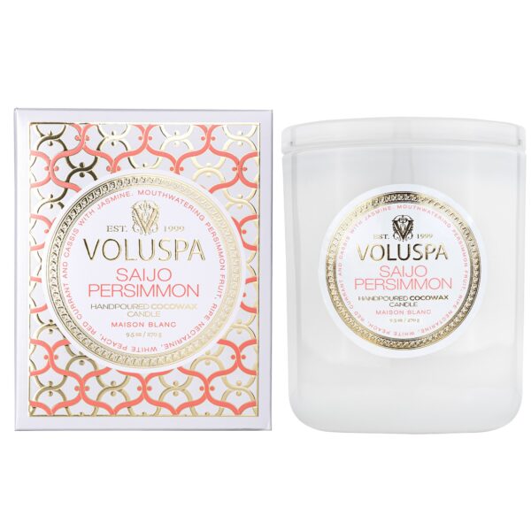 Voluspa Saijo Persimmon Classic Boxed Candle 60h