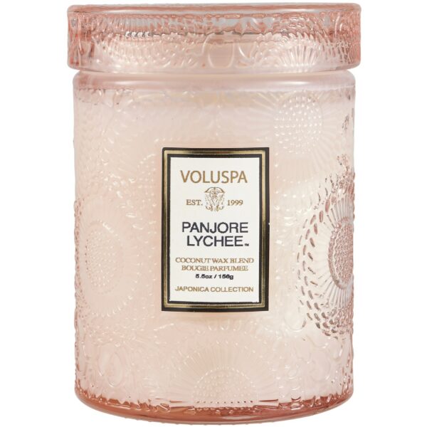 Voluspa Japonica Mini Glass Jar with Lid Panjore Lychee