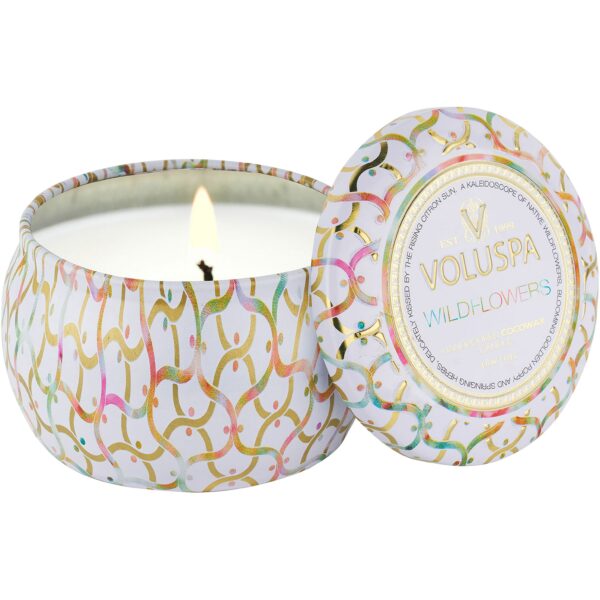 Voluspa Maison Blanc Mini tin Wildflowers