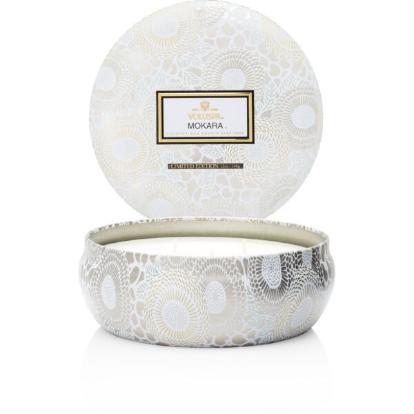 Voluspa Japonica Mokara 3-wick Candle Decorative Tin 340 g