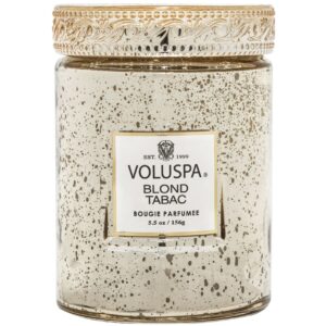 Voluspa Vermeil Small Jar with Lid Blonde Tabac
