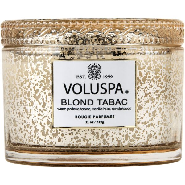 Voluspa Blonde Tabac Boxed Corta Maison Glass Candle