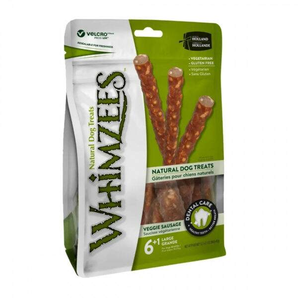 Whimzees Veggie Sausage pose (Large)