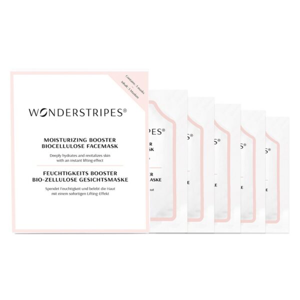 WONDERSTRIPES Cosmetics  Moisturizing Booster Biocellulose Facemask