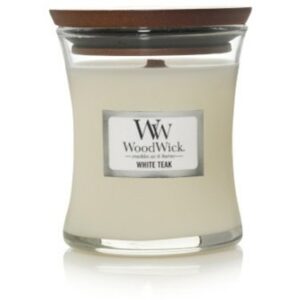 WoodWick White Teak Mini