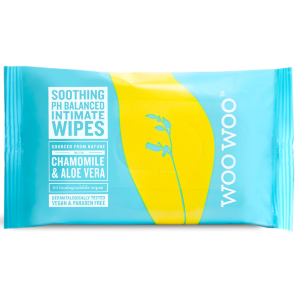 WOOWOO Chamomile Initmate Wipes 20st