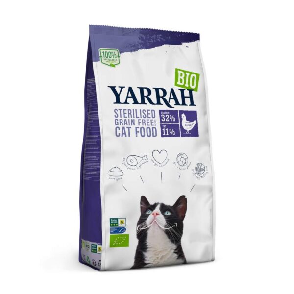 Yarrah Organic Cat Sterilised Grain Free