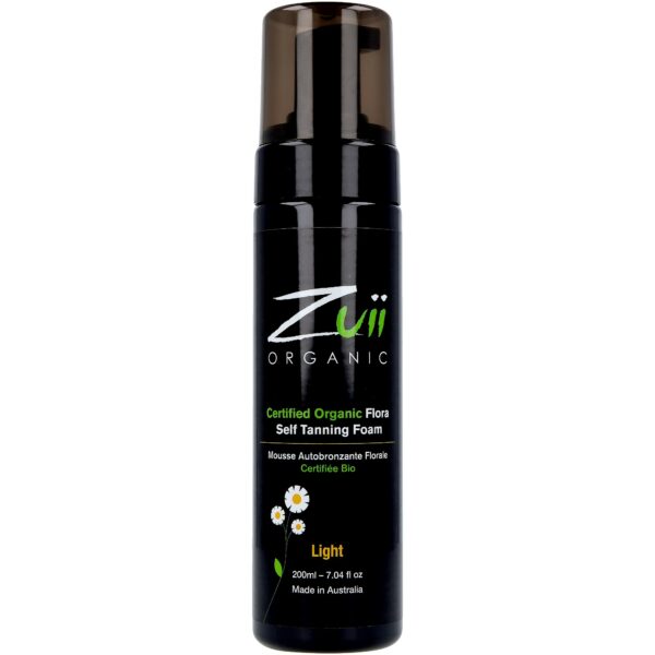 Zuii Organic Tan & Treat Self Tanning Foam Light