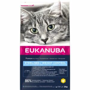 Eukanuba Sterilised/Weight Control 1+ Adult cat 2kg