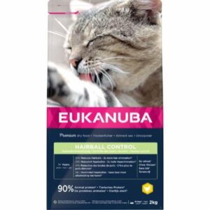 Eukanuba Hairball Control 1+ Adult Cat 2kg