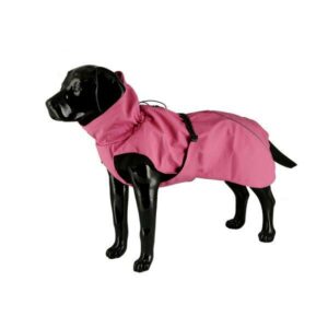 Dogman regndekken aqua rosa: regnjakke til hund