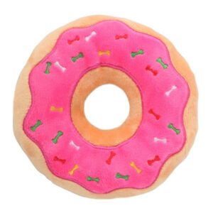 Søt donut hundeleke 13cm