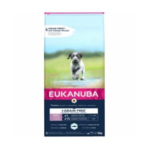 Eukanuba Puppy Jr L / XL breed Grain Free Ocean Fish 12kg