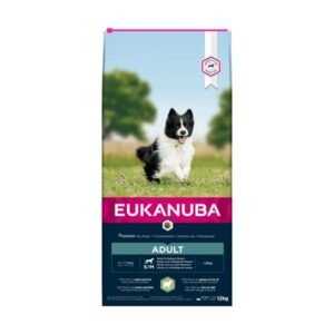 Eukanuba Adult Small & Medium Breed Lam & Ris 12kg