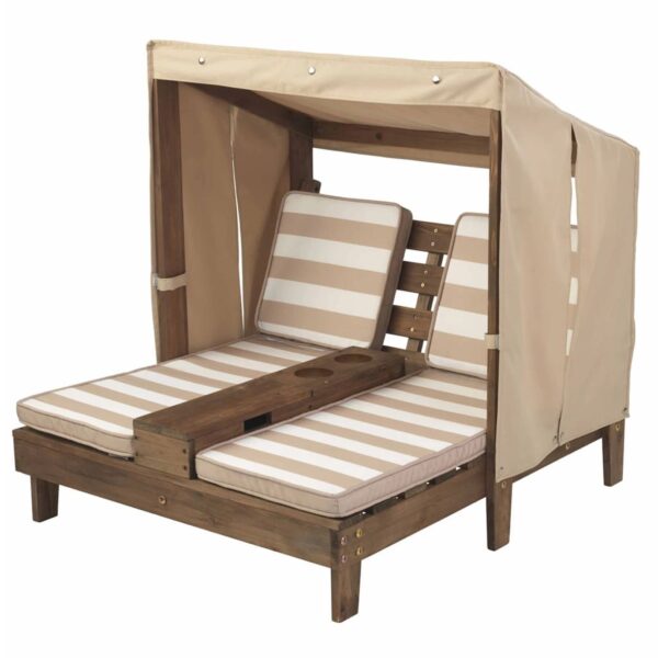 KidKraft Dobbel solseng for barn beige tre 00534