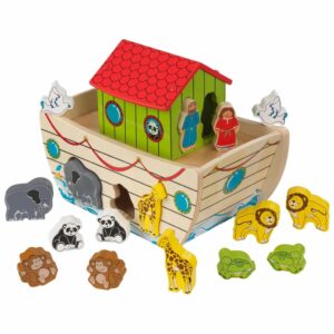 KidKraft 17-deler Noahs ark sorteringssett 63244