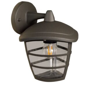 Luxform Hagevegglampe Brussels Down antrasitt 230 V LUX1603Z