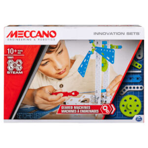 Meccano Bygg og oppfinne sett 3 Geared Machines