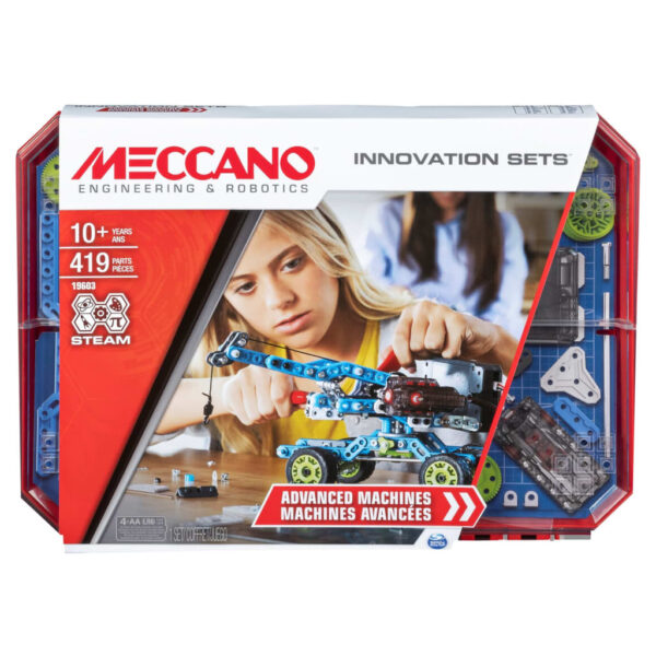 Meccano Bygg og oppfinne sett 7 Advanced Machines